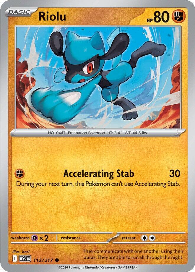 Ascended Heroes Riolu Pokémon card